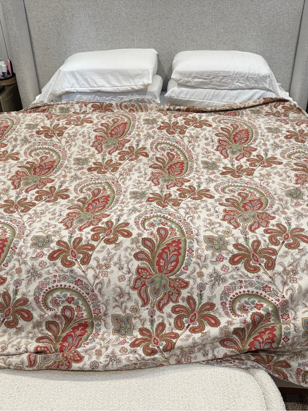 Pottery Barn Charlie Paisley Duvet Cover & Shams - Picture 3 of 7